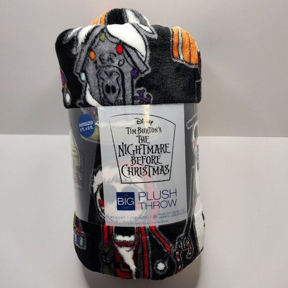 Disney Nightmare Before Christmas Blanket Throw | Jack Skellington, Fleece, Cozy - Picture 5 of 5